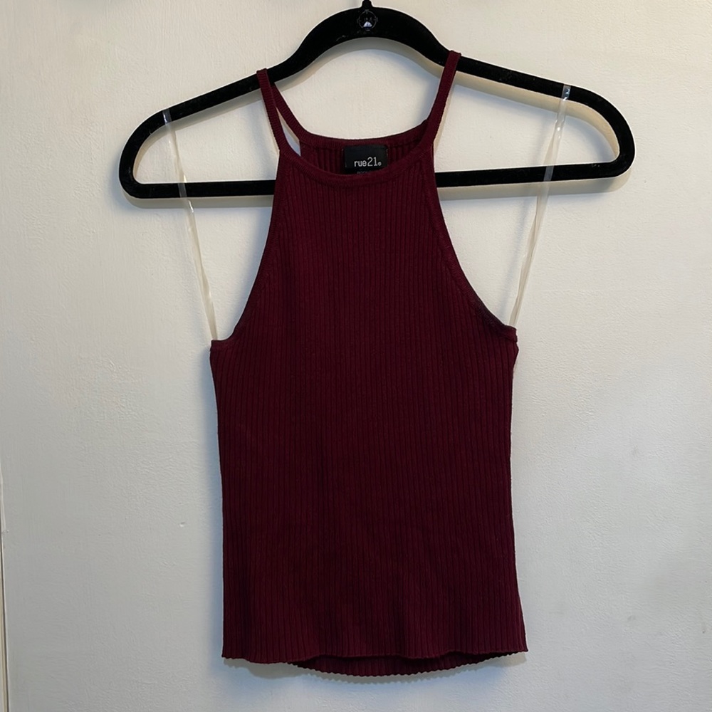 Cute red halter top!